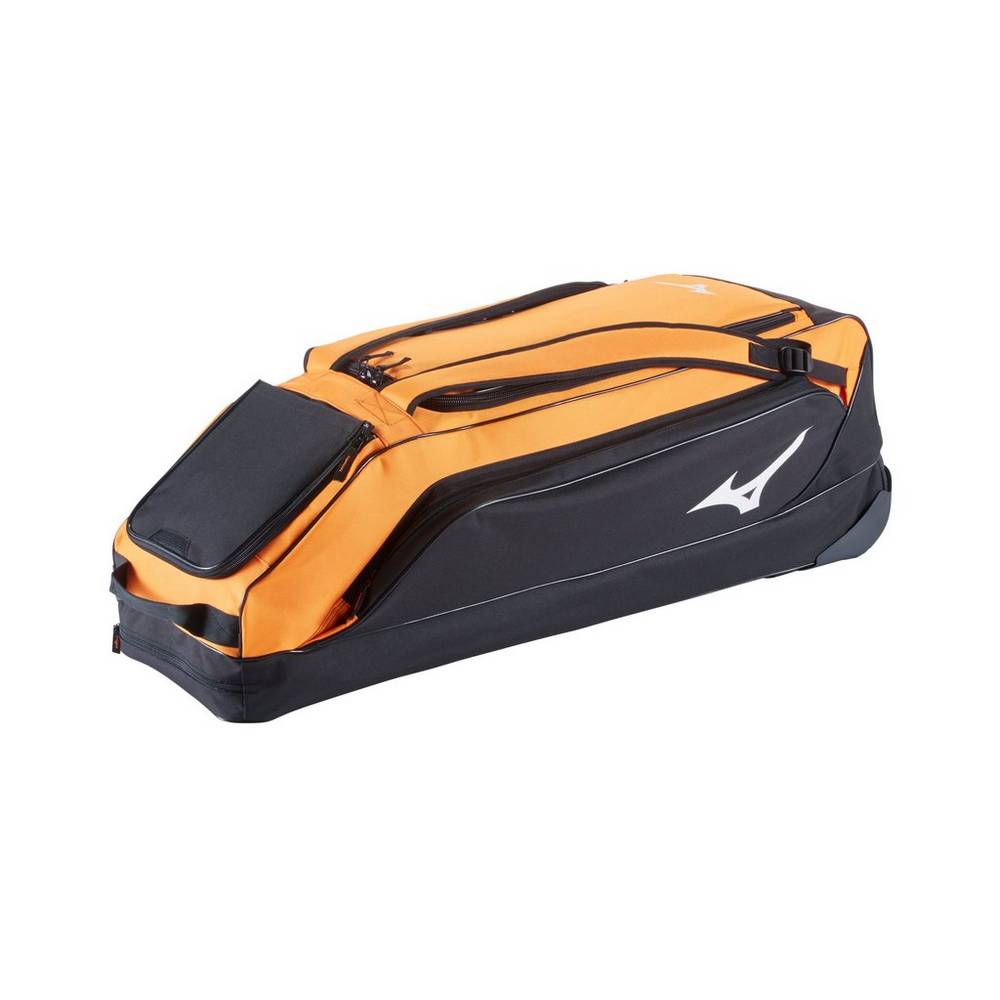 Mochila Mizuno Baseball Classic Wheel G2 - Homem - Laranja - CVEBT8297